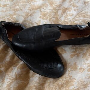 Black Leather Loafers